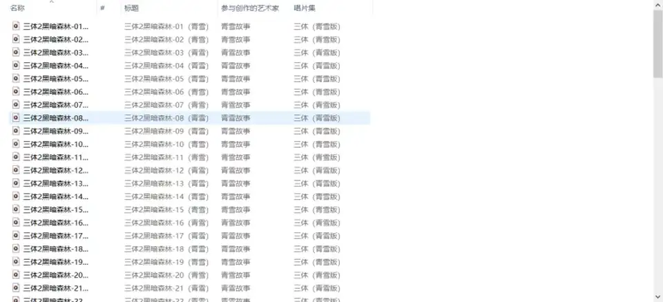 [转载搬运] 《三体》有声书 刘慈欣原著 青雪制播 配乐一流 身临其境 [265+3.67G][百度盘]