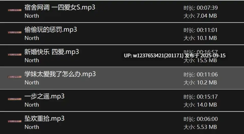 [转载搬运] [百度盘]【个人激推】North中文音声小合集+哄睡小故事【1G】 [1+950m][百度盘]