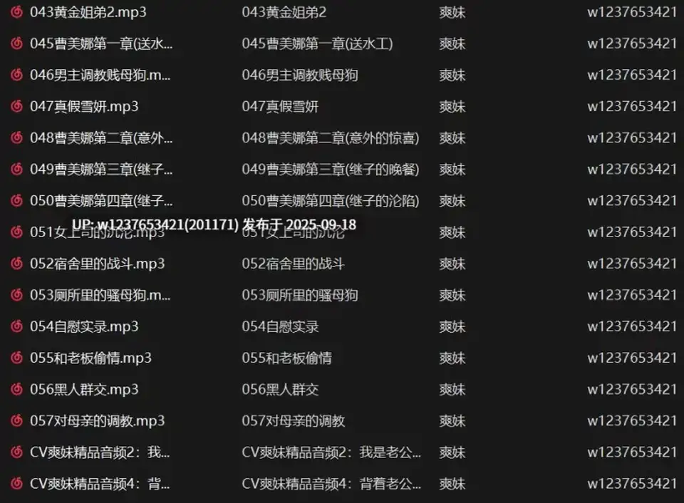 [转载搬运] 小爽中文音声大合集【4.73G】 [1+4.73G][百度盘]