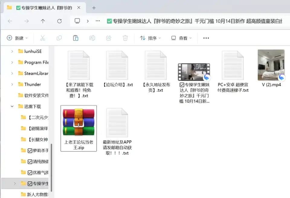 [91大神] [自行打包] 专操学生嫩妹达人胖爷的奇妙之旅超高颜值童装白_ [1+1g][百度盘]