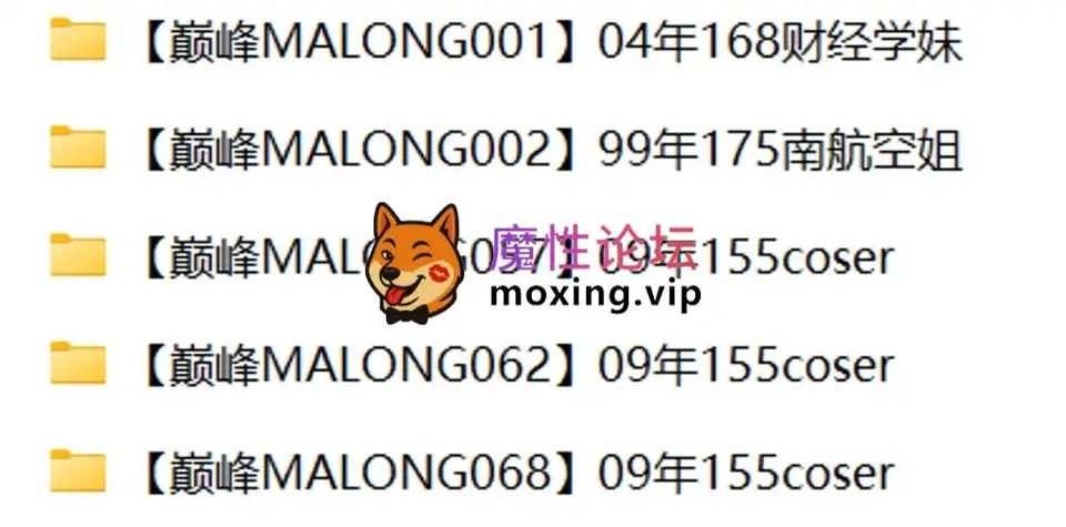 [夸克]推特大神【巅峰MALONG】更新5个番号完整版