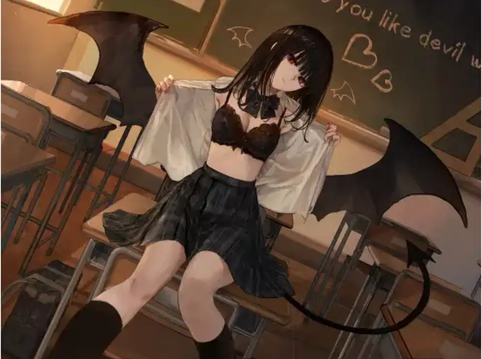 【ASMR】[简体中文版]与凶恶的恶魔契约交配