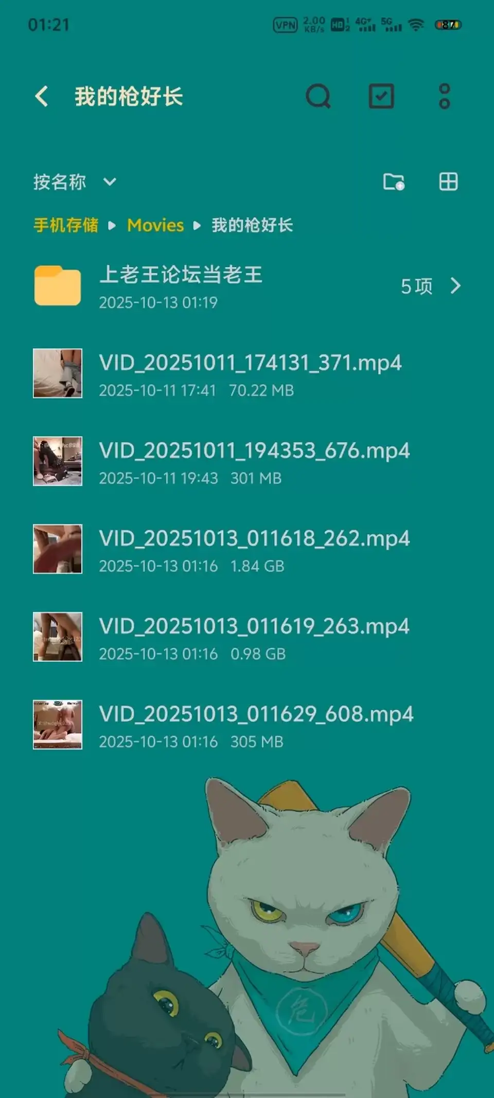 [合集] [自行打包] 我的枪好长合集 [5v+3.25g][百度盘]