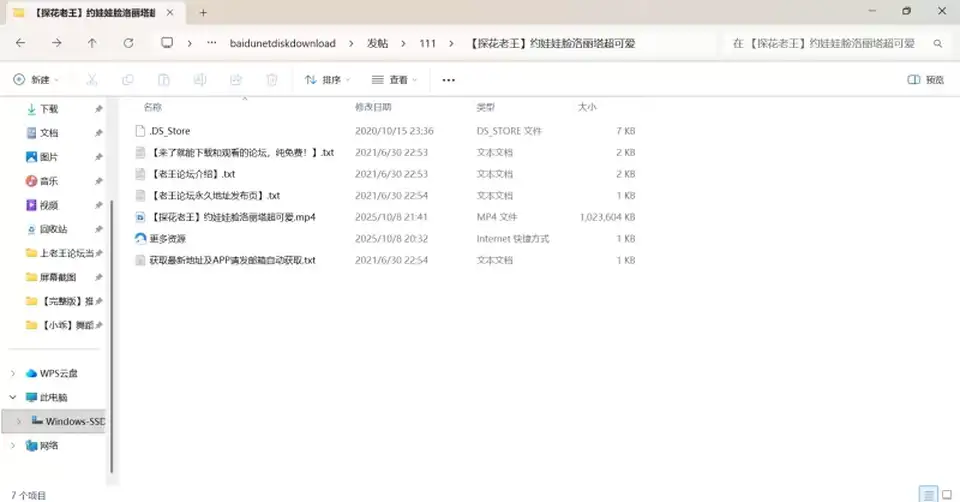 [自拍] [自行打包] 【探花老王】约娃娃脸洛丽塔超可爱 [1v+997m][百度盘]