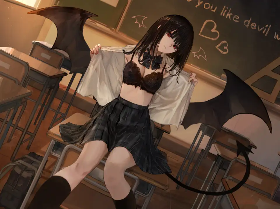 【ASMR】[简体中文版]与凶恶的恶魔契约交配
