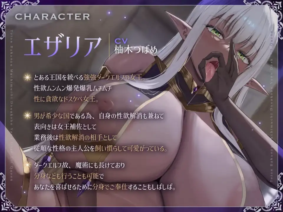 [自行打包] 低音爆乳丰满好色妖艳暗精灵女王的超绝好色女王榨精 [10mp3+10wav+2.8G][百度盘]