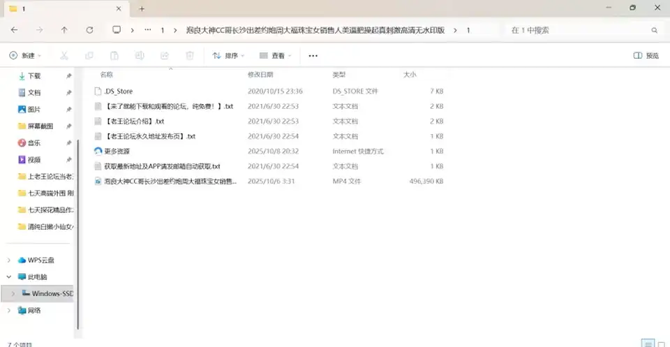 [自拍] [自行打包] 泡良大神CC哥长沙出差约炮周大福珠宝女销售人美逼肥操起_ [1v+485m][百度盘]