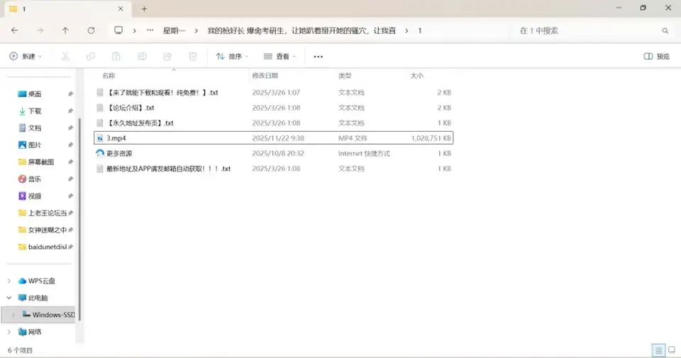 [自拍] [自行打包] 我的枪好长 爆肏考研生让她趴着掰开她的骚穴让我直 [1v+980m][百度盘]