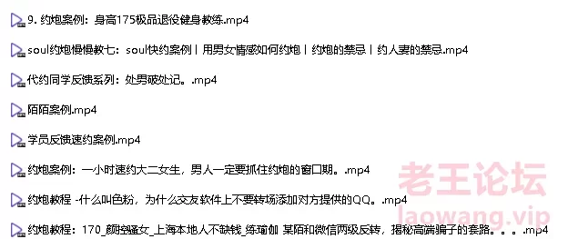[其他] [自行打包] 约炮网聊交友软件网约 精品教程 [多v多p+2.48G][百度盘]