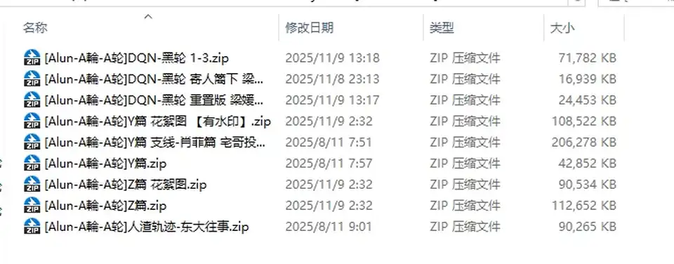 [合集] [自行打包] 作者合集Alun-A輪-A轮 [文本N本+6.5GB][百度盘]