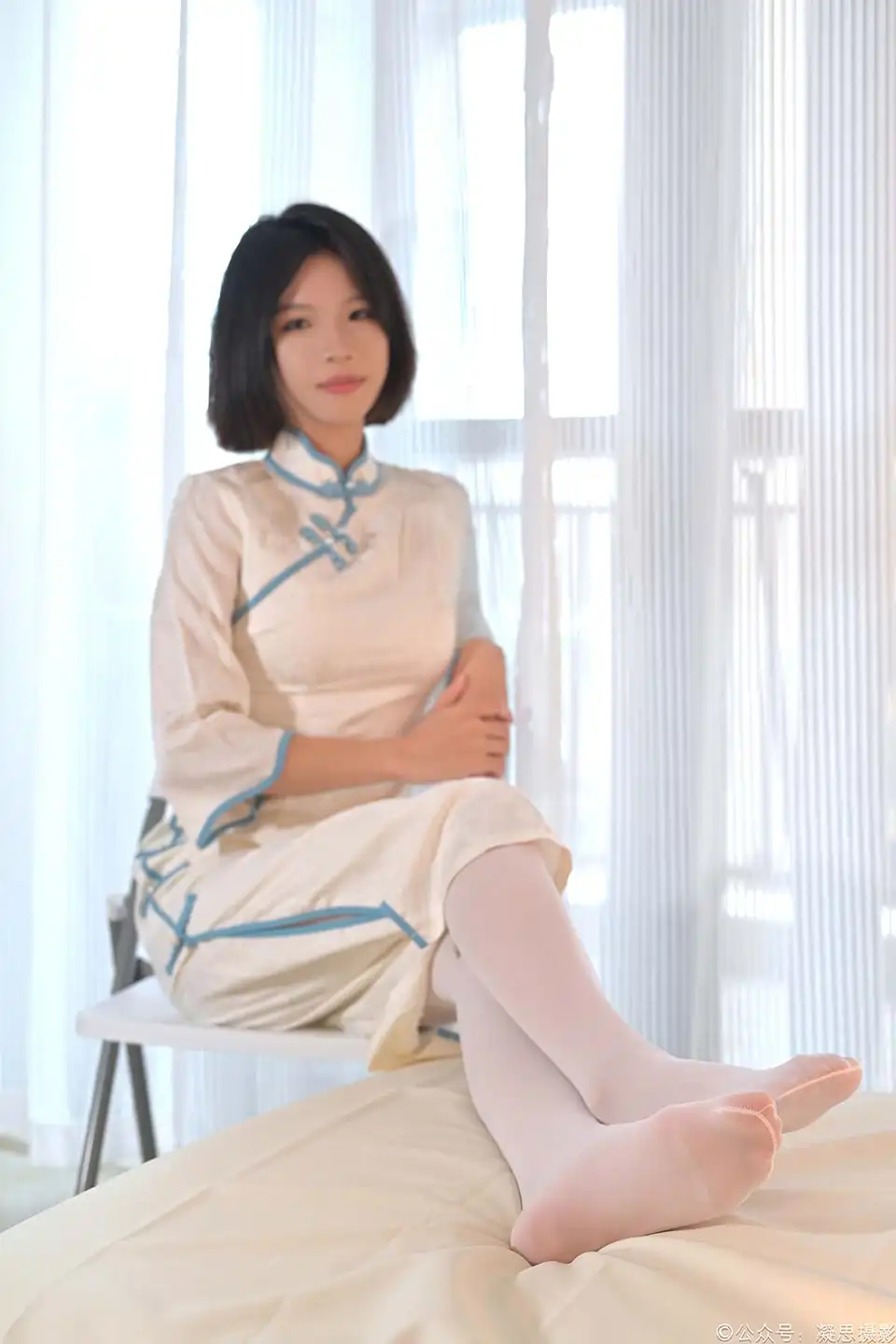 凝思摄影 NO.015 小睿-旗袍、连裤白丝、玛丽珍